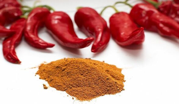 Poivre de Cayenne pour l'absorption des médicaments pour l'agrandissement du pénis.
